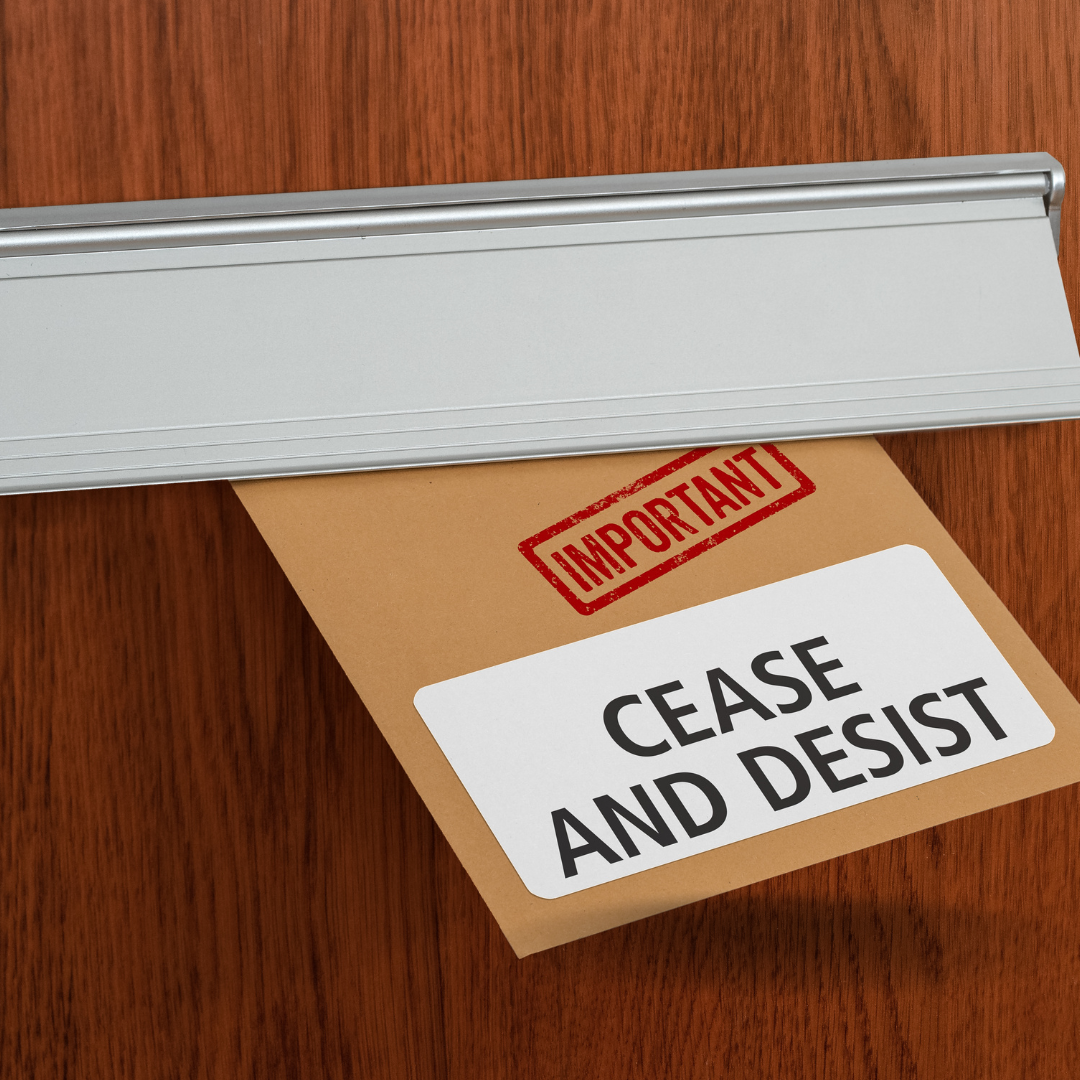 cease & desist letter cease & desist letter