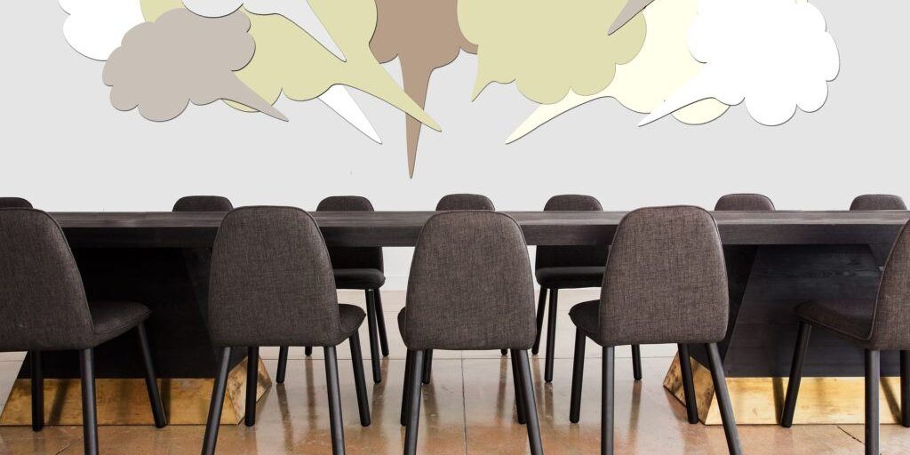 table with chairs around
