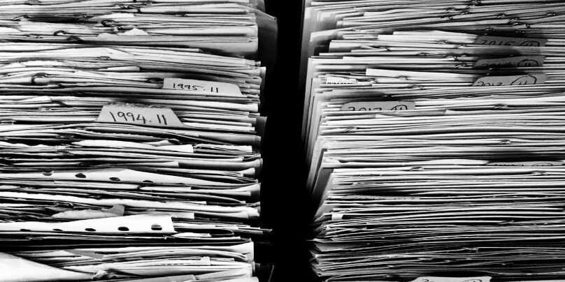 stack of papers